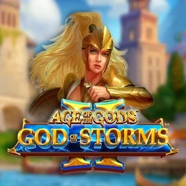 Age Of The Gods: God Of Storms 2 logo by Playtech Spinania Casino