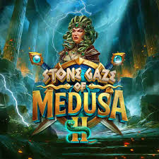 Stone Gaze of Medusa 2 by Stakelogic, showcased at spinania-casino.gr.com – game logo